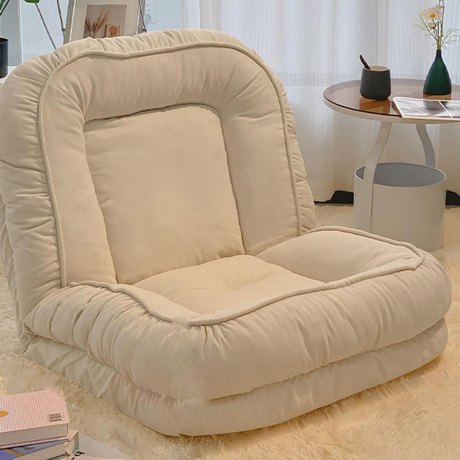 Amazon｜折りたたみ式フロアソファ コンバーチブルレイジー